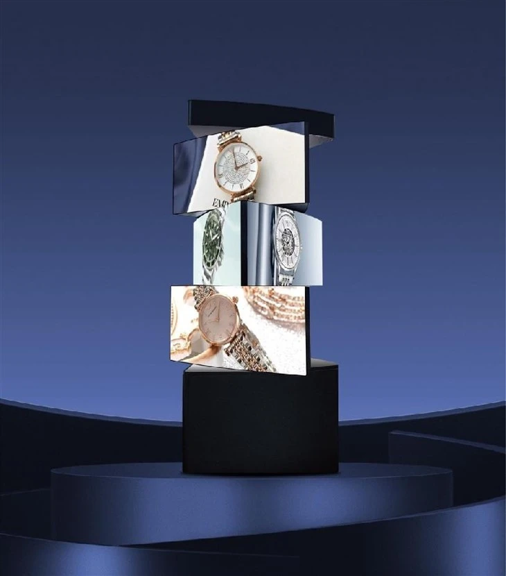 Litestar 360 Degree Rotating Tri-Prism LED Display Screen Panel