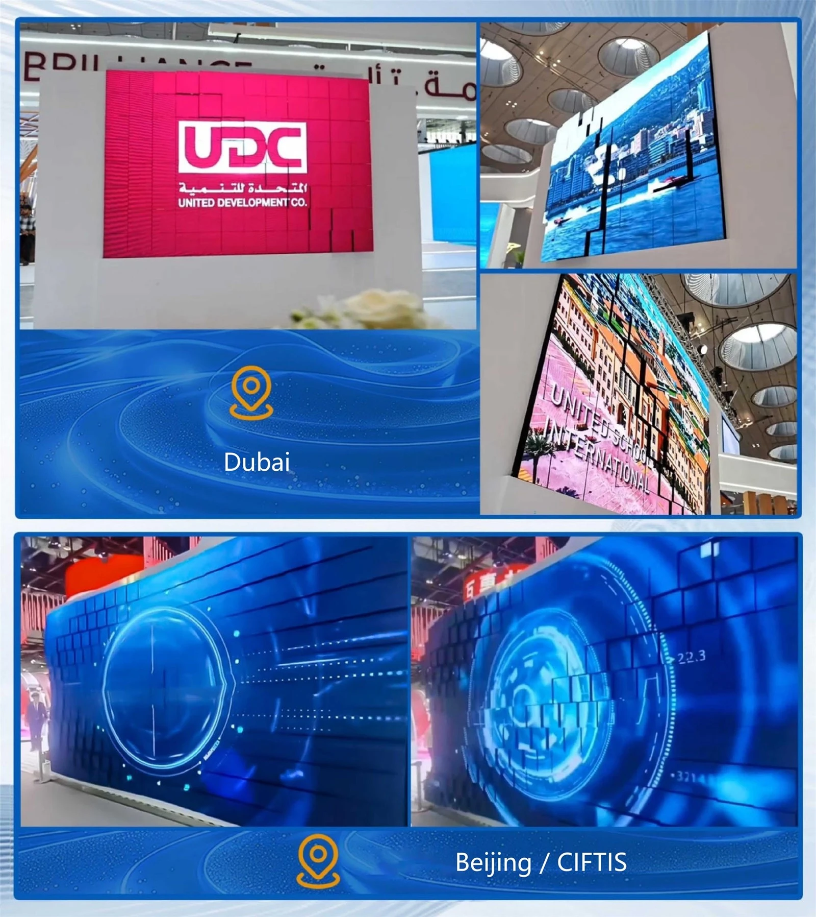 Motorized Matrix Wave LED Display Motorized Matrix Wave LED Display