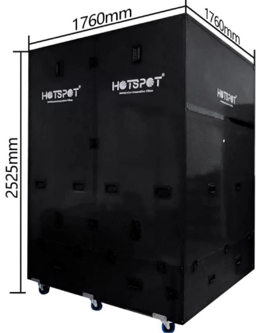 Rotating LED Cube Screen Rotating LED Cube Screen
