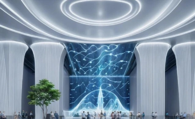3D Rotating Cube LED Display 3D Rotating Cube LED Display