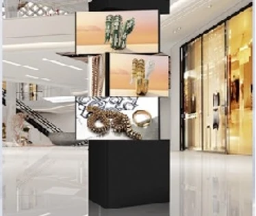 Rotating Tri-Prism LED creative events display Rotating Tri-Prism LED creative events display