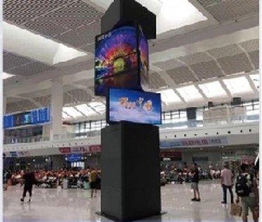 Rotating Tri-Prism LED creative events display Rotating Tri-Prism LED creative events display