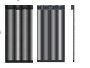 P16mm Outdoor High Brightness Light Weight Front Maintenance Mesh LED Display/LED Curtain for Wall Mounted No Need without AC for Cooling